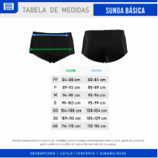 SUNGA EVOE SUBLIMADA - AZUL/VERDE NEON 